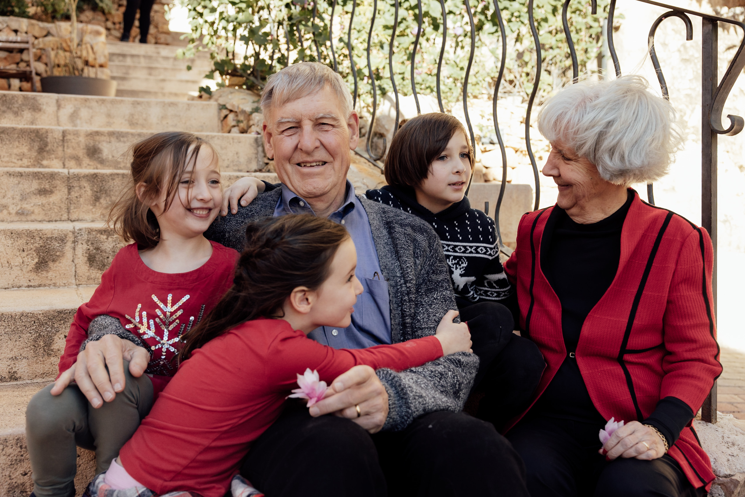 Emotional Grandparent Reunion Photoshoot in Lliber, Alicante with English Speaking Photographer